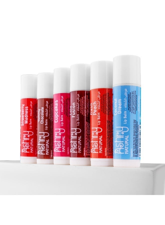 أشري ناتشورال مرطب شفاه طبيعي بجوز الهند لترطيب عميق وحماية طويلة الأمد للشفاه الجافة والمتشققة - Image 3